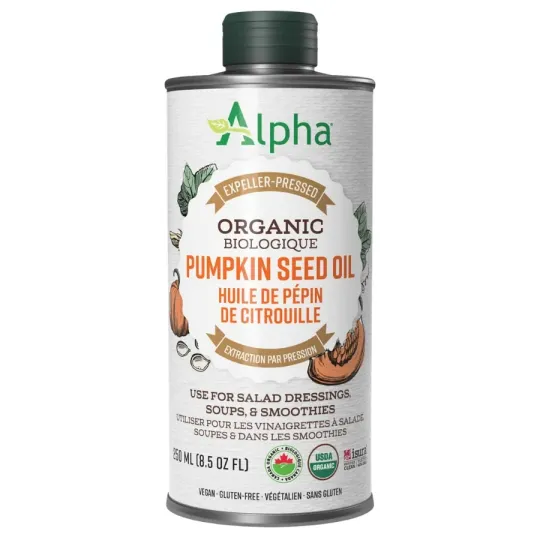 Alpha Health Products Organic Pumpkinseed Oil 250 mL
