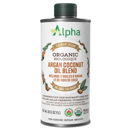 Alpha Health Products Organic Argan Coconut Oil Blend 250 mL