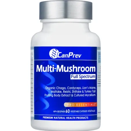 CanPrev Multi-Mushroom Full Spectrum 60 Veg Capsules