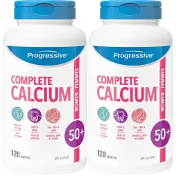 Progressive Nutritionals [2 for Deal] Complete Calcium for Women 50+ 120 Tablets | Unbeatable Prices, Daily Deals | VITASHOP