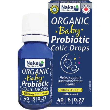 Naka Platinum Organic Baby Probiotic Drops 8 mL