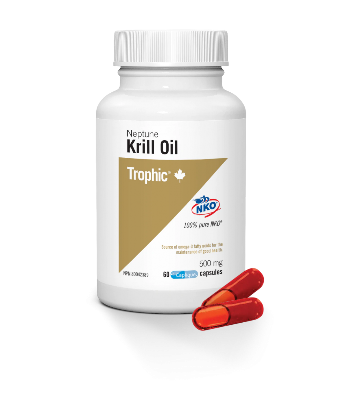 Trophic Vitamins 트로픽 비타민즈 크릴 오일 넵튠 500mg 60캡슐 | 매일 업데이트되는 특가 상품 | VITASHOP