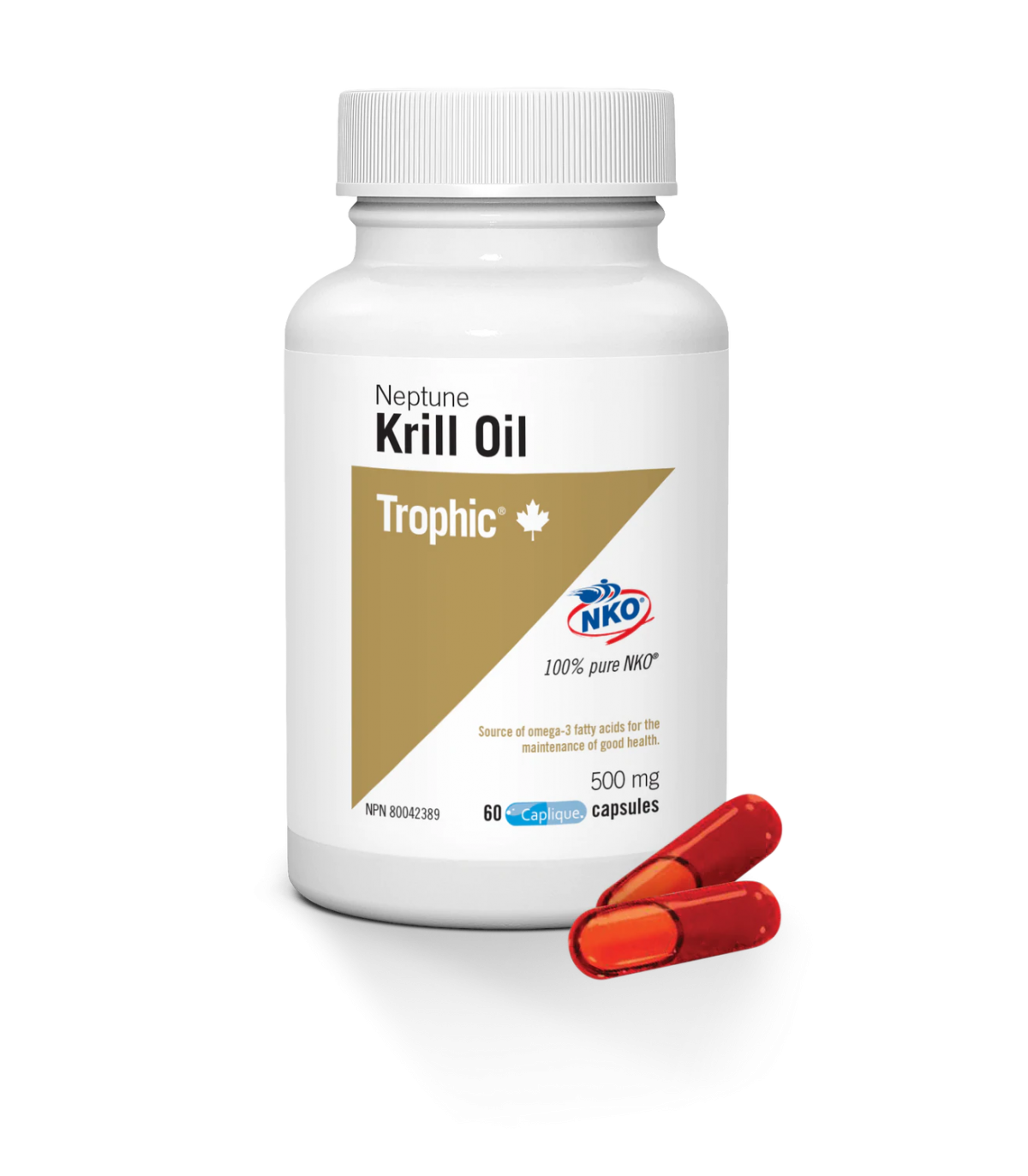 Trophic Vitamins 트로픽 비타민즈 크릴 오일 넵튠 500mg 60캡슐 | 매일 업데이트되는 특가 상품 | VITASHOP