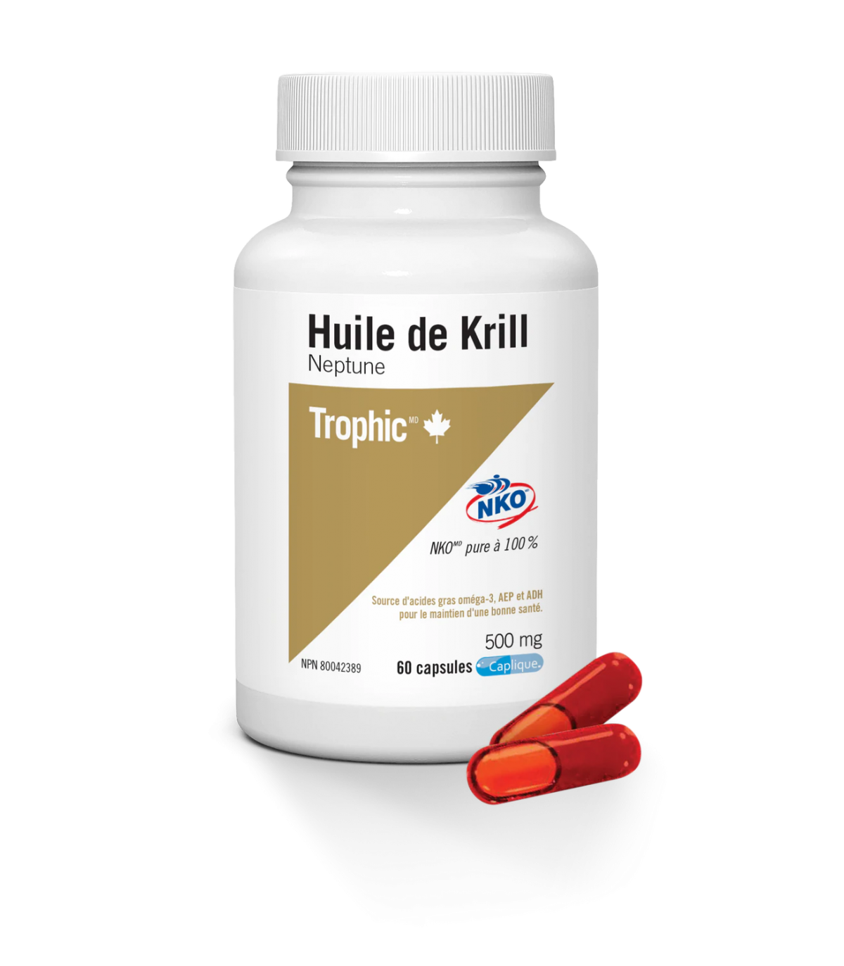 Trophic Vitamins 트로픽 비타민즈 크릴 오일 넵튠 500mg 60캡슐 | 매일 업데이트되는 특가 상품 | VITASHOP