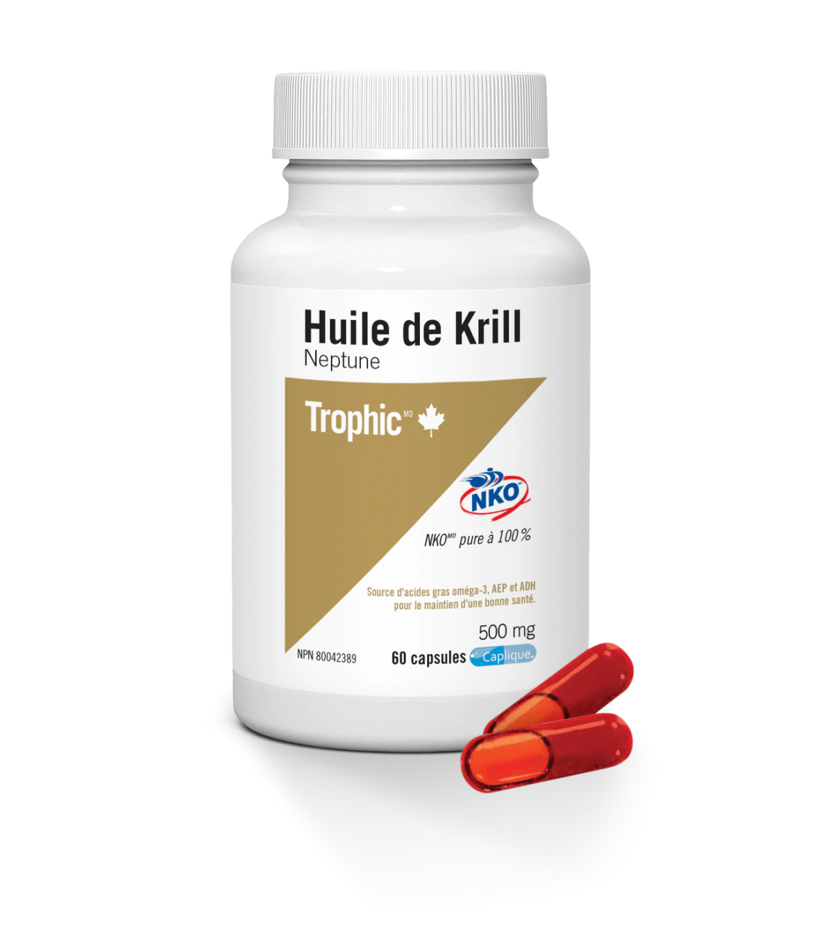 Trophic Vitamins 트로픽 비타민즈 크릴 오일 넵튠 500mg 60캡슐 | 매일 업데이트되는 특가 상품 | VITASHOP
