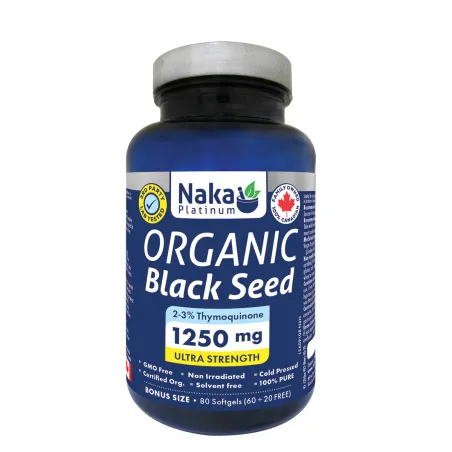 Organic Black Seed 1250mg 80 Sofytgels | BEST DEALS | VitsShop