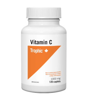 Trophic Vitamins Vitamin C 1000 mg 120 Caplets | Unbeatable Prices, Daily Deals | VITASHOP