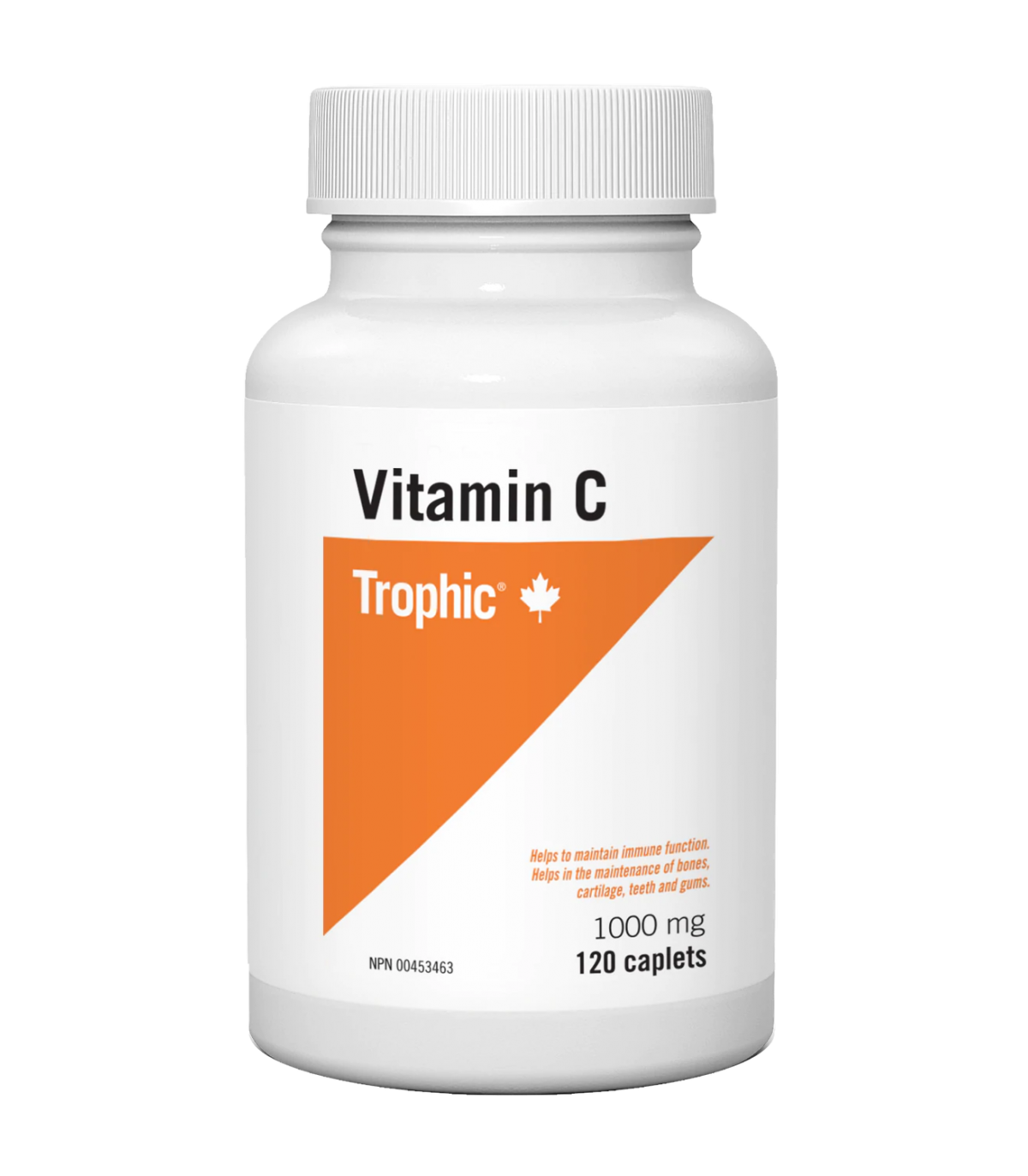 Trophic Vitamins Vitamin C 1000 mg 120 Caplets | Unbeatable Prices, Daily Deals | VITASHOP