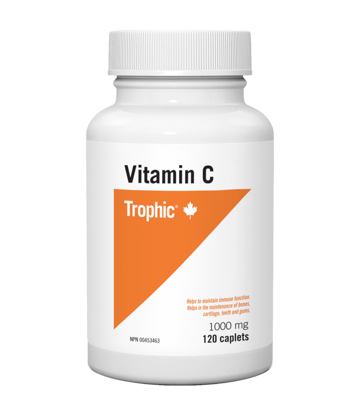 Trophic Vitamins Vitamin C 1000 mg 120 Caplets | Unbeatable Prices, Daily Deals | VITASHOP