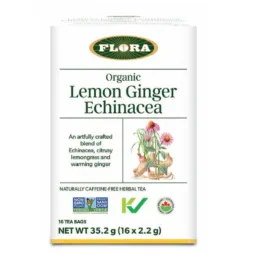 Flora Lemon Ginger Echinacea 16 Bags | Unbeatable Prices, Daily Deals | VITASHOP