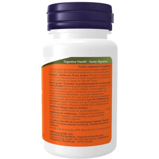 Serrapeptase 60 Veg. Caps | Unbeatable Prices, Daily Deals | VITASHOP