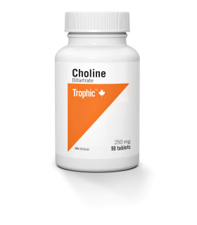 Trophic Vitamins Choline Bitartrate 250 mg 90 Tablets | Unbeatable Prices, Daily Deals | VITASHOP