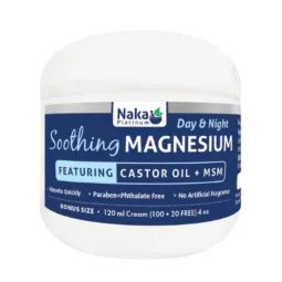 Soothing Magnesium Featuring Castor Oil + MSM 120ml Cream  | BEST DEALS