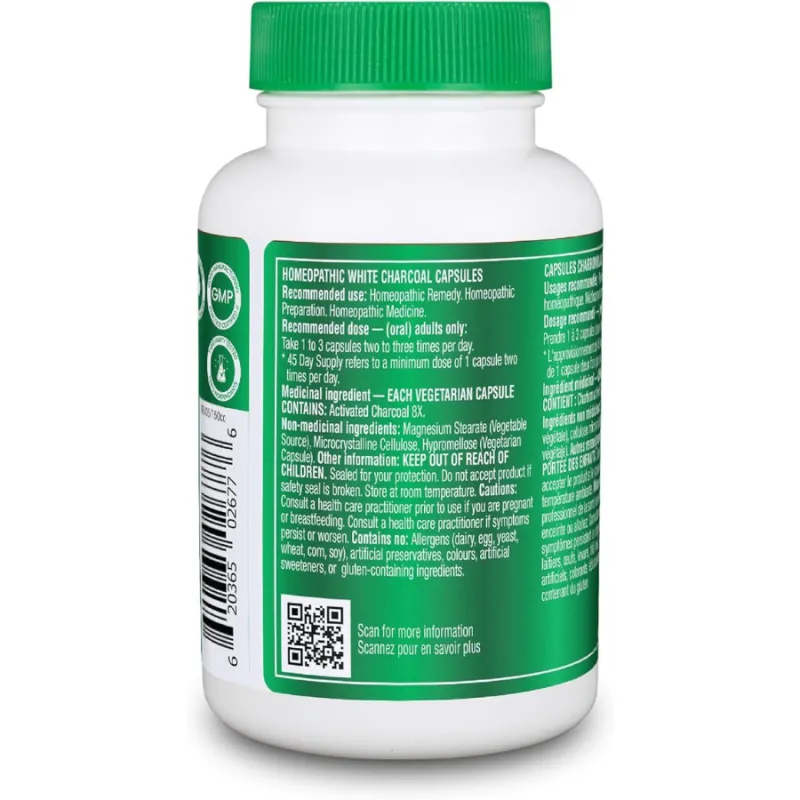 Organika Activated Charcoal 90 Vegi Capsules | 每天不同折扣, 全网最低价格 | 种类齐全的保健品店铺 VITASHOP, 只有你想不到, 没有你买不到 !