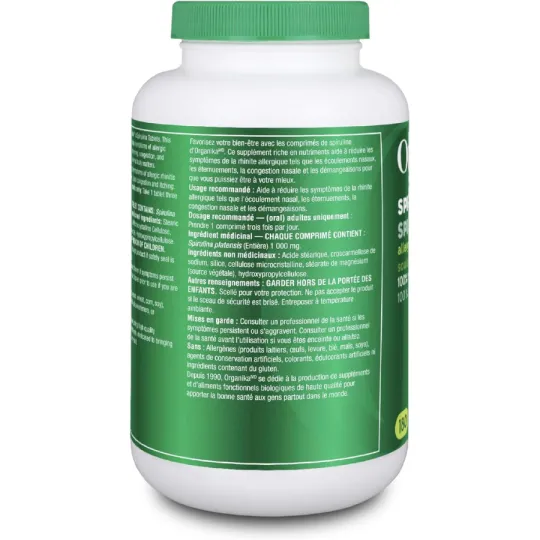Organika Spiruline 180 Comprimés | Prix imbattables, Bonnes Affaires du jour | VITASHOP