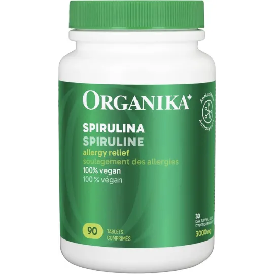 Organika Spirulina 90 Tablets | 每天不同折扣, 全网最低价格 | 种类齐全的保健品店铺 VITASHOP, 只有你想不到, 没有你买不到 !
