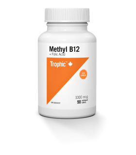 Trophic Vitamins Methyl B12 + Folic Acid 1000 mcg 90 Tablets | Unbeatable Prices, Daily Deals | VITASHOP