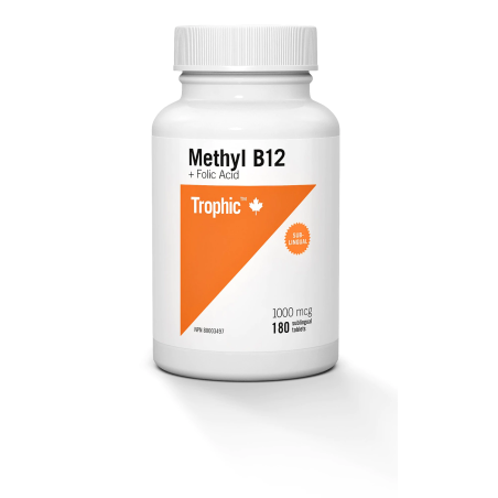 Methyl B12 + Folic Acid 1000 mcg 180 Tablets | Safest & Easiest Shopping Vitamins Online | VITASHOP
