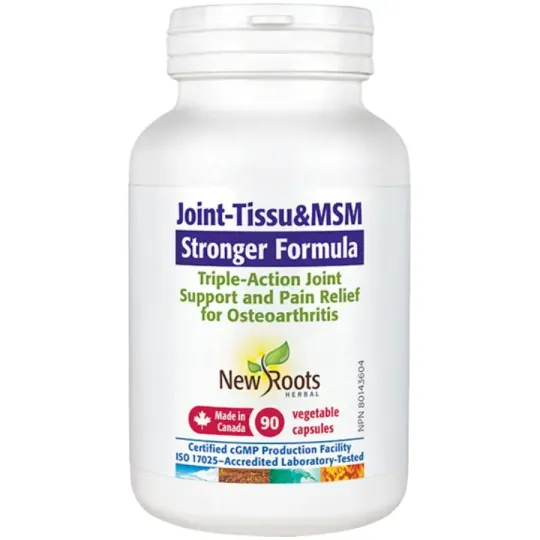 Joint-Tissu & MSM Stronger Formula 90 Veg Caps by NewRoots | BEST DEALS | VitaShop