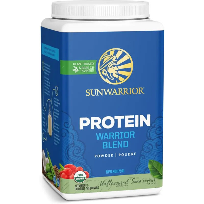 Sunwarrior Warrior Blend 有机无味食品 750 克 | 无与伦比的价格，每日特价 | VITASHOP