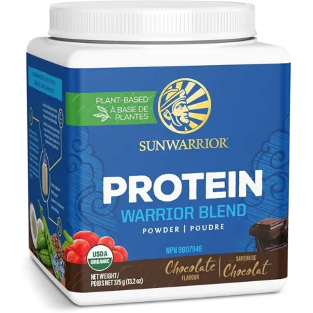Sunwarrior Warrior Blend Organic Chocolate 375g | Unbeatable Prices, Daily Deals | VITASHOP