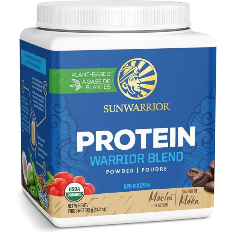 Sunwarrior Warrior Blend Organic Mocha 375g | Unbeatable Prices, Daily Deals | VITASHOP
