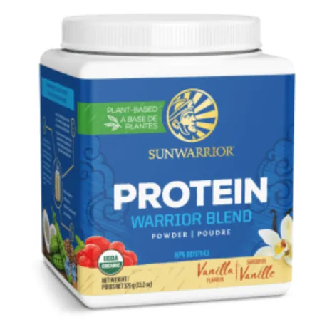 Sunwarrior Warrior Blend Vanille Biologique 375g | Prix imbattables, Bonnes Affaires du jour | VITASHOP