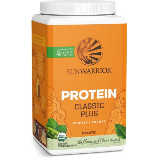 Sunwarrior 클래식 플러스 유기농 무맛 750g | 저렴한 가격, 데일리 딜 | VITASHOP