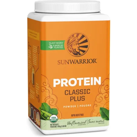 Sunwarrior Classic Plus Sans Saveur Biologique 750g | Prix imbattables, Bonnes Affaires du jour | VITASHOP