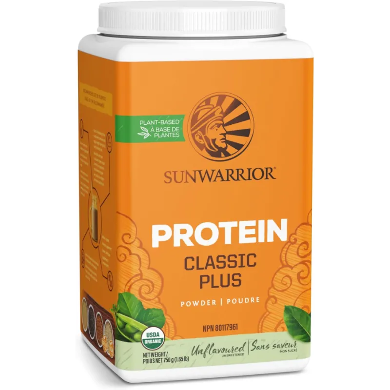 Sunwarrior Classic Plus Sans Saveur Biologique 750g | Prix imbattables, Bonnes Affaires du jour | VITASHOP