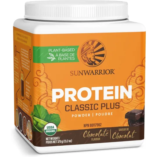 Sunwarrior Classic Plus Organic Chocolate 375g | Unbeatable Prices, Daily Deals | VITASHOP