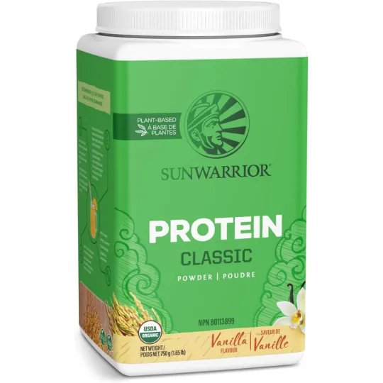 Sunwarrior Classic Protein 有机香草 750 克 | 无与伦比的价格，每日特价 | VITASHOP