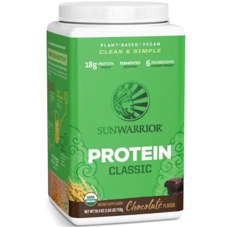 Sunwarrior Classic Protein Organic Chocolate 750g | Unbeatable Prices, Daily Deals | VITASHOP
