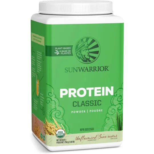 Sunwarrior Classic Protein Sans Saveur Biologique 750g | Prix imbattables, Bonnes Affaires du jour | VITASHOP