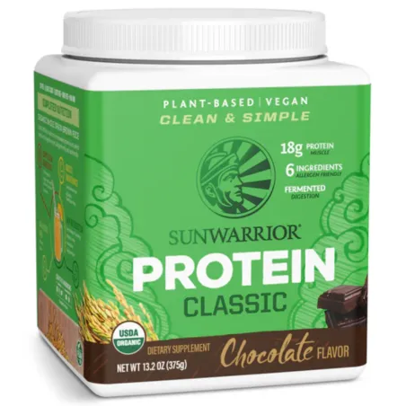Sunwarrior Classic Protein Organic Chocolate 375g | Unbeatable Prices, Daily Deals | VITASHOP