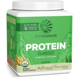 Sunwarrior Classic Protein 无味有机食品 375 克 | 无与伦比的价格，每日特价 | VITASHOP