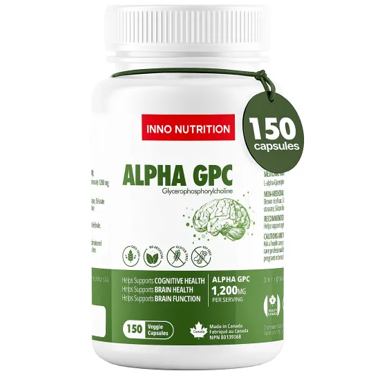 Alpha GPC 600mg 150 Capsules