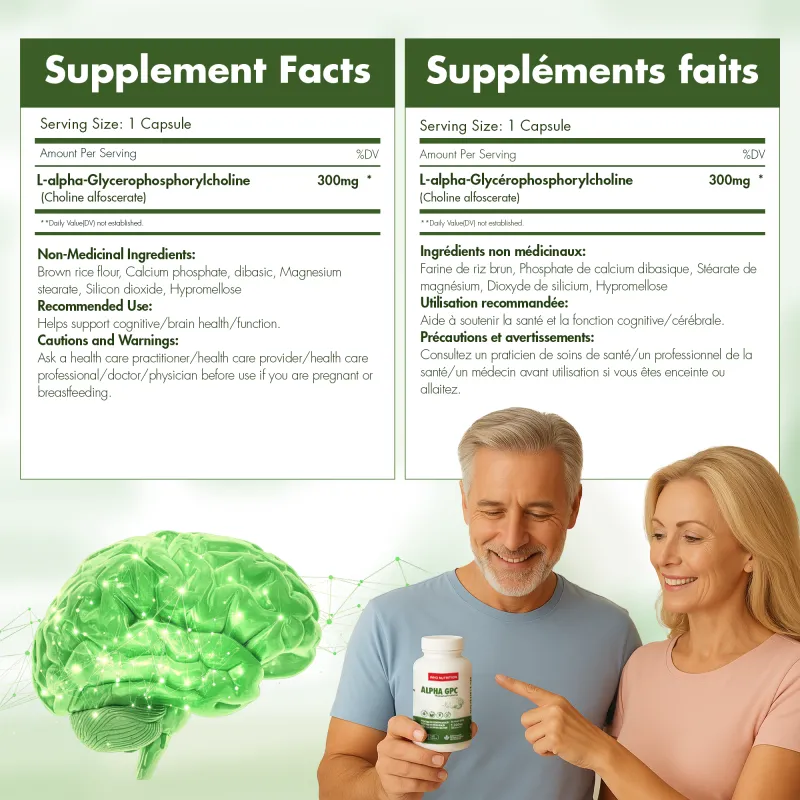 Alpha GPC 600mg 150 Capsules