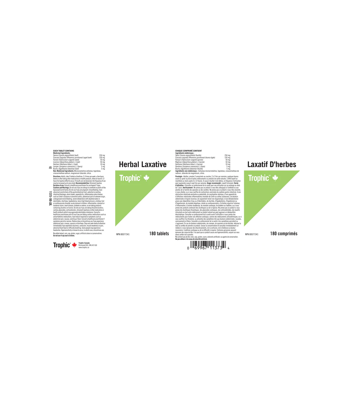 Herbal Laxative 180 Tablets | Safest & Easiest Shopping Vitamins Online | VITASHOP
