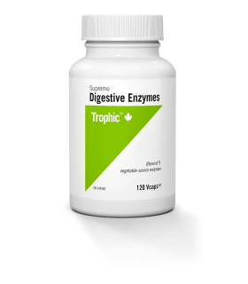 Trophic Vitamins Digestive Enzymes Supreme 120 Vegi Capsules | Unbeatable Prices, Daily Deals | VITASHOP