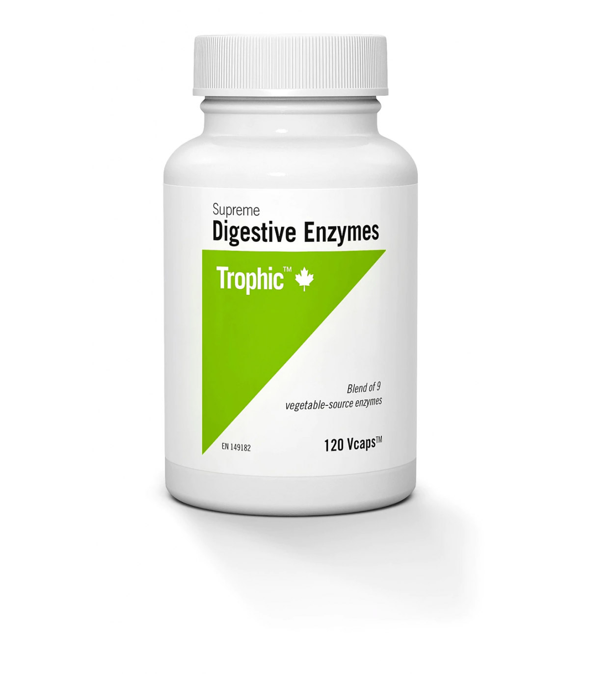 Trophic Vitamins 트로픽 비타민즈 소화 효소 슈프림 120 식물성 캡슐 | 매일 업데이트되는 특가 상품 | VITASHOP