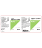 Trophic Vitamins 트로픽 비타민즈 소화 효소 슈프림 240 식물성 캡슐 | 매일 업데이트되는 특가 상품 | VITASHOP