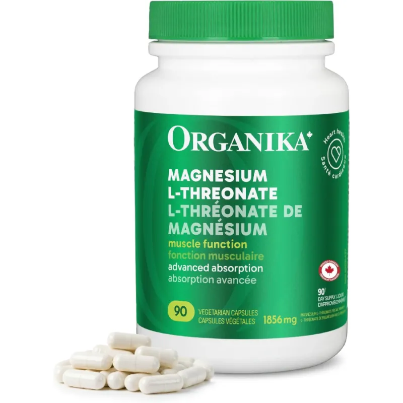 Organika Magnesium L-Threonate 90 V. Capsules | Unbeatable Prices, Daily Deals | VITASHOP