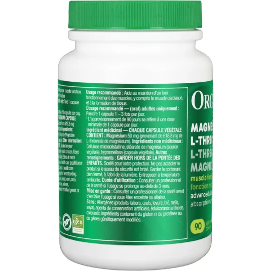 Organika Magnesium L-Threonate 90 V. Capsules | Unbeatable Prices, Daily Deals | VITASHOP