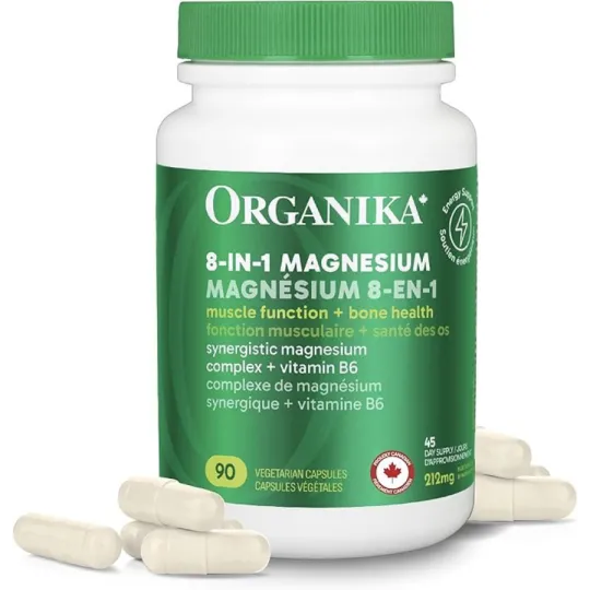 Organika 8-in-1 Magnesium 90 V. Capsules | Unbeatable Prices, Daily Deals | VITASHOP