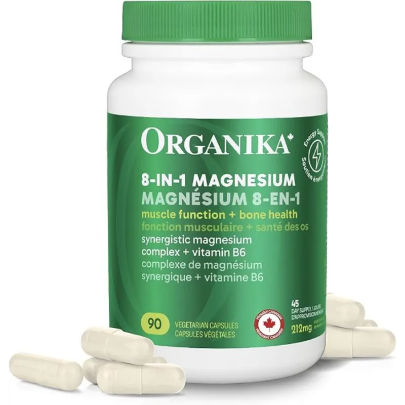 Organika 8-in-1 Magnesium 90 V. Capsules | Unbeatable Prices, Daily Deals | VITASHOP