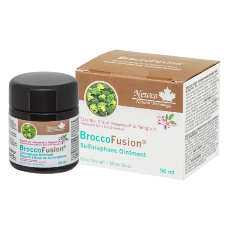 Newco BroccoFusion® Sulforaphane Ointment Rosewood & Petitgrain 50 ml Jar | Unbeatable Prices, Daily Deals | VITASHOP