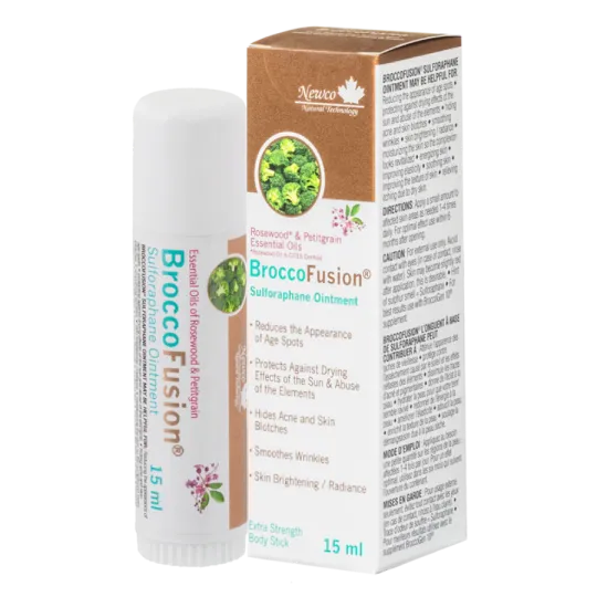 뉴코 브로코퓨전® 설포라판 오인트먼트 로즈우드 & 쁘띠그레인 15ml 스틱 | 저렴한 가격, 데일리 딜 | VITASHOP