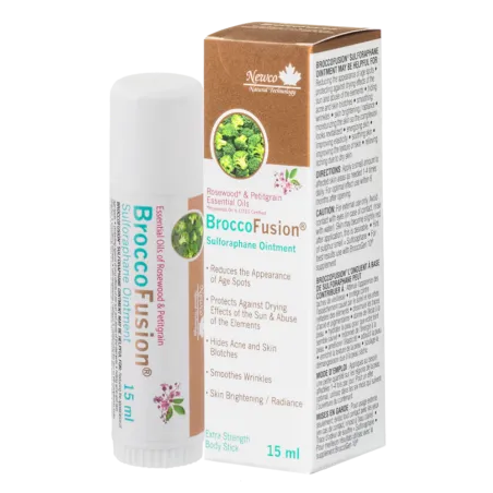 뉴코 브로코퓨전® 설포라판 오인트먼트 로즈우드 & 쁘띠그레인 15ml 스틱 | 저렴한 가격, 데일리 딜 | VITASHOP