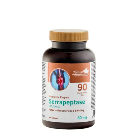 Newco Serrapeptase 120,000 SU 90 Delayed Release Caps | Unbeatable Prices, Daily Deals | VITASHOP